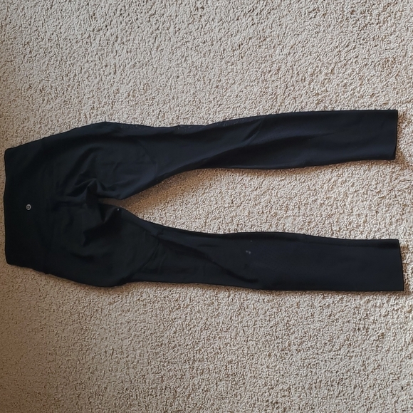 Sold Lululemon zoned high waist tight tiny ispolka dot mesh lace full length … - Picture 10 of 11